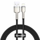 Кабель Baseus Cafule Series Metal Data Cable USB to IP 2.4A 2m Black (CALJK-B01)