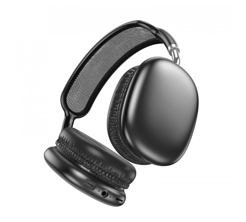 Бездротові накладні навушники BOROFONE BO22 Plus Elegant BT headphones Deep Space Gray (6941991115219)