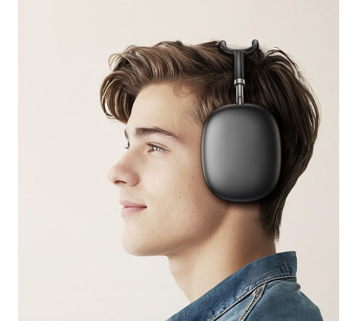 Бездротові накладні навушники BOROFONE BO22 Plus Elegant BT headphones Deep Space Gray (6941991115219)