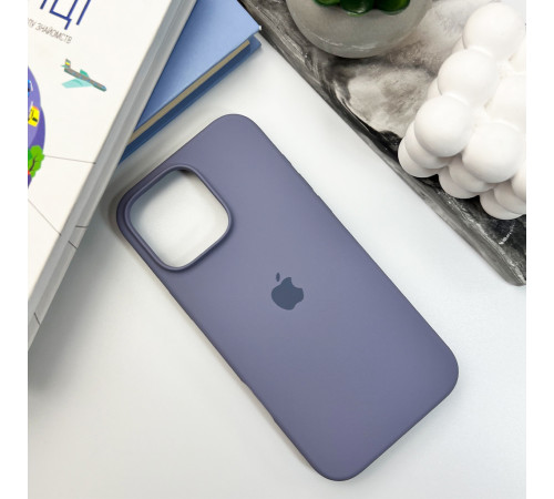 Чохол для смартфона Silicone Full Case AA Open Cam for Apple iPhone 16 Pro Max 28,Lavender Grey (FullOpeAAi16PM-28)
