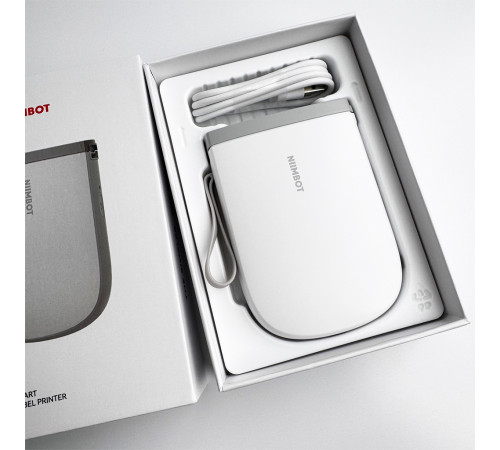 Термопринтер для друку наклейок NIIMBOT D11_H White (1AA57281601)