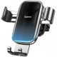 Автотримач для телефона Baseus Glaze Gravity Car Mount Black (SUYL-LG01)