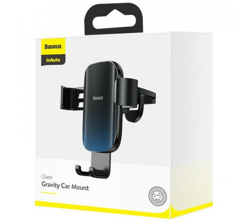 Автотримач для телефона Baseus Glaze Gravity Car Mount Black (SUYL-LG01)