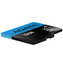 Карта пам'яті microSDXC (UHS-1 U3) A-DATA Premier Pro 64Gb Class 10 V30S A2 (R-100Mb/s W85Mb/s) (adapter SD) (AUSDX64GUI3V30SA2-RA1)