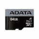 Карта пам'яті microSDXC (UHS-1 U3) A-DATA Premier Pro 64Gb Class 10 V30S A2 (R-100Mb/s W85Mb/s) (adapter SD) (AUSDX64GUI3V30SA2-RA1)