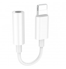 Кабель-переходник BOROFONE BV21 Genuine iP to 3.5 Digital Audio Converter White (6941991111143)