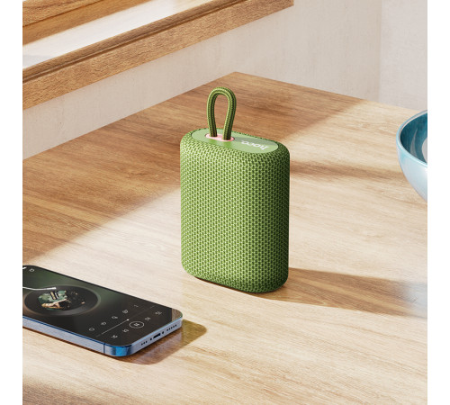 Портативна колонка HOCO BS47 Uno sports BT speaker, 5W, Army Green (6931474756008)