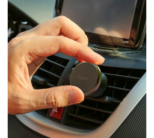 Автотримач для телефона HOCO CA81 Ligue Air vent magnetic car holder Black (6931474743879)