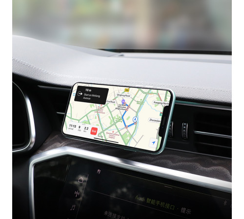 Автотримач для телефона HOCO CA65 Sagittarius series air outlet magnetic car holder Black (6931474725431)