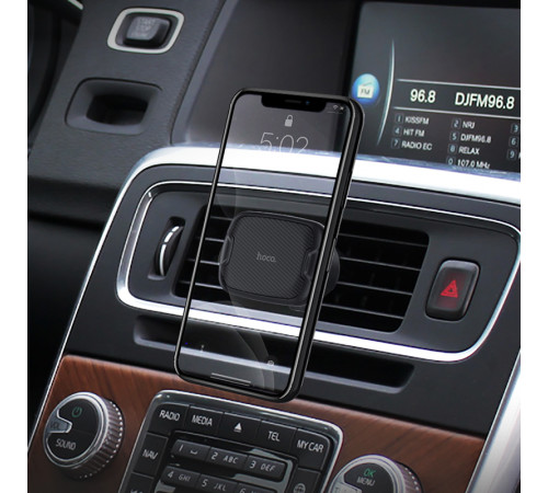 Автотримач для телефона HOCO CA65 Sagittarius series air outlet magnetic car holder Black (6931474725431)
