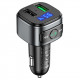 АЗП з FM-модулятором HOCO E67 Fighter QC3.0 18W car BT FM transmitter Black (6931474762122)
