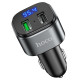 АЗП з FM-модулятором HOCO E67 Fighter QC3.0 18W car BT FM transmitter Black (6931474762122)