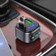 АЗП з FM-модулятором HOCO E67 Fighter QC3.0 18W car BT FM transmitter Black (6931474762122)