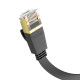 Мережевий кабель HOCO US07 General pure copper flat network cable(L=5M) Black (6931474780706)