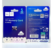 Карта памяти Hoco 64Gb 10 Class (UHS-1 U1) Original card only 95Mb-s (без адаптера)