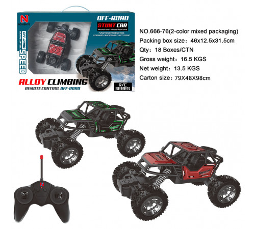 Машинка позашляховик (з скелелазіння) на пульті керування 666-76 (18 шт)