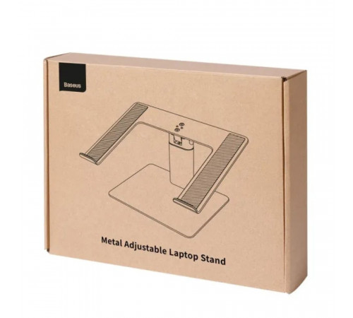 Підставка Baseus Metal Adjustable Laptop Stand Silver (LUJS000012)