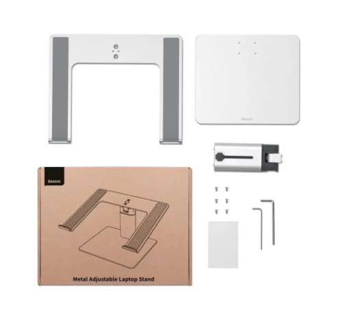 Підставка Baseus Metal Adjustable Laptop Stand Silver (LUJS000012)