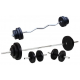 Штанга + гантели RN-Sport на 80 кг. 4 грифа + блины. Перчатки в подарок!