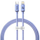 Кабель Baseus Crystal Shine Series Fast Charging Data Cable Type-C to iP 20W 1.2m Purple (CAJY000205)