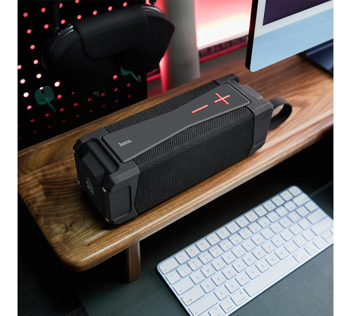Портативна колонка HOCO HC6 Magic sports BT speaker, 10W*2, IPX6, Black (6931474749055)