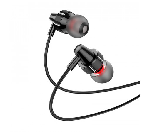 Навушники дротові HOCO M90 (3.5mm) Black Shadow (6931474759351)