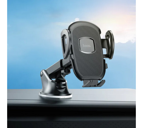Автотримач для телефона HOCO H9 General car holder(center console) Black (6931474791573)