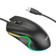 Миша HOCO GM19 Enjoy gaming luminous wired mouse Black (6931474784131)
