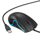 Миша HOCO GM19 Enjoy gaming luminous wired mouse Black (6931474784131)