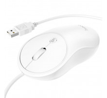 Мышь HOCO GM13 Esteem business wired mouse White (6931474757852)
