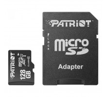 Карта пам'яті microSDXC (UHS-1) Patriot LX Series 128Gb class 10 (adapter SD) (PSF128GMCSDXC10)