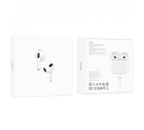 Бездротові навушники TWS HOCO EW76 White (6942007631785)