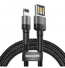 Кабель Baseus Cafule Cable（Special Edition）USB For iP 1m Grey+Black (CALKLF-GG1)