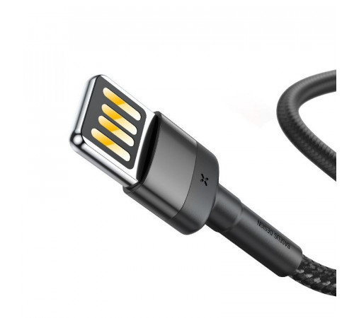 Кабель Baseus Cafule Cable（Special Edition）USB For iP 1m Grey+Black (CALKLF-GG1)
