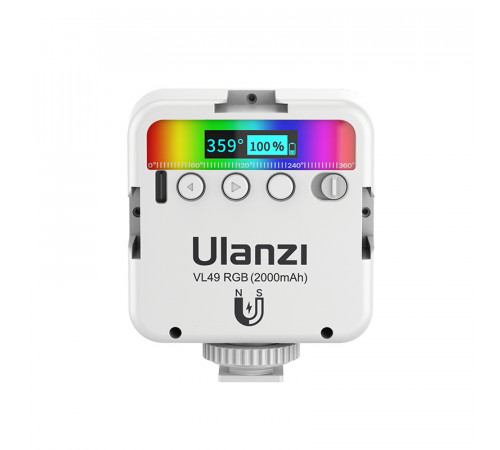 Відеосвітло Ulanzi VL49 Rechargeable Mini RGB Light 6W White (2586) (2586)
