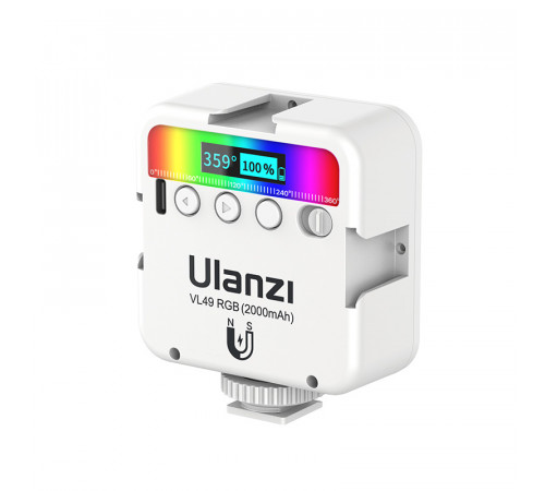 Відеосвітло Ulanzi VL49 Rechargeable Mini RGB Light 6W White (2586) (2586)