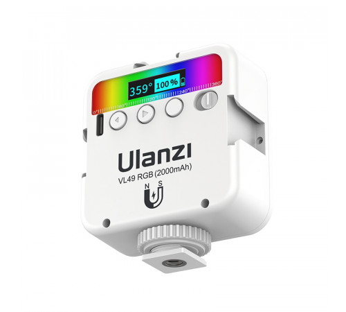Відеосвітло Ulanzi VL49 Rechargeable Mini RGB Light 6W White (2586) (2586)