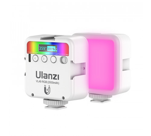 Відеосвітло Ulanzi VL49 Rechargeable Mini RGB Light 6W White (2586) (2586)
