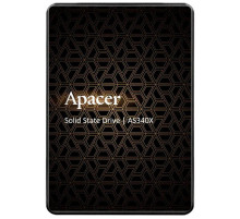 Накопичувач SSD Apacer AS340X 120GB 2.5" 7mm SATAIII 3D NAND Read/Write: 550/520 MB/sec (AP120GAS340XC-1)