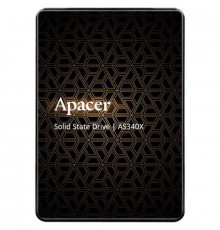 Накопичувач SSD Apacer AS340X 120GB 2.5" 7mm SATAIII 3D NAND Read/Write: 550/520 MB/sec (AP120GAS340XC-1)