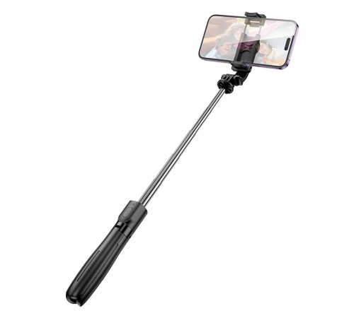 Селфі-монопод BOROFONE BY13 Nube live broadcast holder Black (6941991119415)
