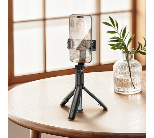 Селфі-монопод BOROFONE BY13 Nube live broadcast holder Black (6941991119415)