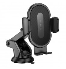 Автотримач для телефона BOROFONE BH134 Rio push-type car holder (center console) Black (6941991120671)