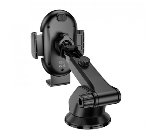 Автотримач для телефона BOROFONE BH134 Rio push-type car holder (center console) Black (6941991120671)