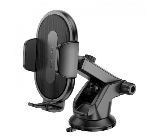 Автотримач для телефона BOROFONE BH134 Rio push-type car holder (center console) Black (6941991120671)