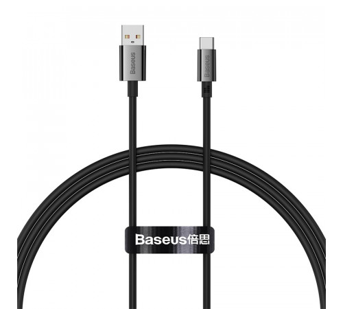 Кабель Baseus Superior Series Fast Charging Data Cable USB to Type-C 100W 1m Cluster Black (P10320102114-00)