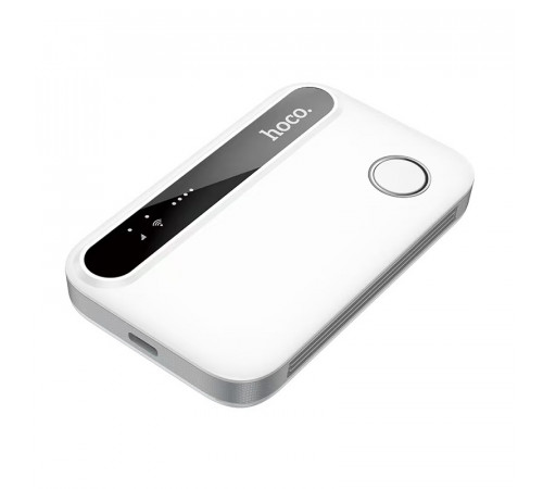 Мобільний роутер HOCO HI41 Mobile portable WiFi (Europe Asia and Africa) White (6942007647984)