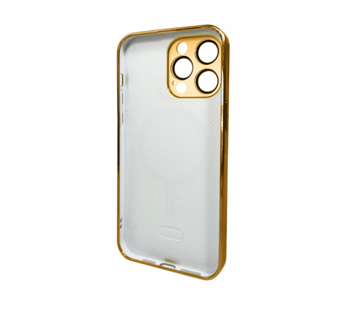 Чохол для смартфона AG Glass Sapphire Frame MagSafe Logo for Apple iPhone 13 Pro Max Gold (AGSappiFRP13PMGold)