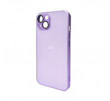 Чохол для смартфона AG Glass Matt Frame Color Logo for Apple iPhone 12 Light Purple (AGMattFrameiP12LPurple)
