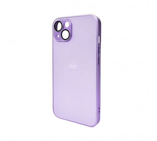 Чохол для смартфона AG Glass Matt Frame Color Logo for Apple iPhone 12 Light Purple (AGMattFrameiP12LPurple)